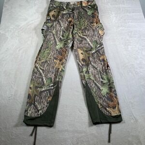 RedHead Pants Mens Medium Mossy‎ Oak Camo Hunting Cargo Mesh Lined Reinforced